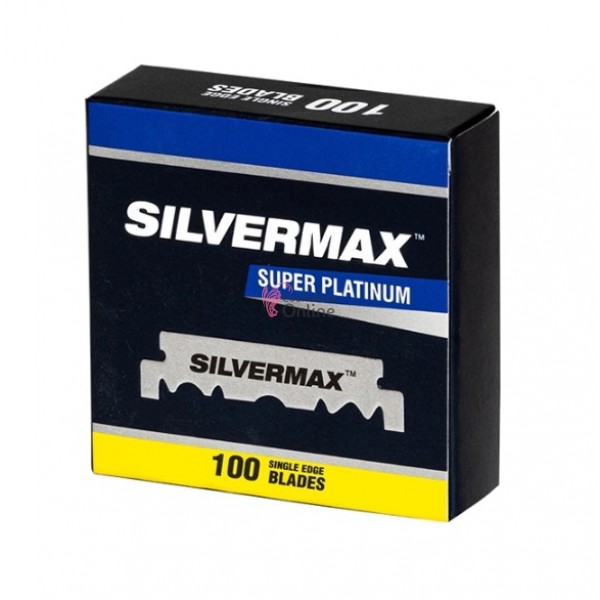 Lame de ras jumătăți, 100 bucăți SILVERMAX Super Platinum